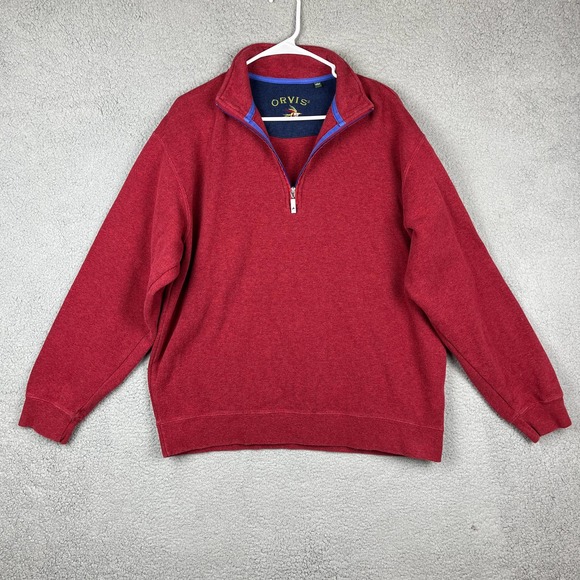Orvis Sweaters Orvis Mens Large Signature Softest Quarter Zip